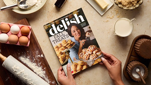 Delish Joanna Gaines Quarterly marketing promo shoot