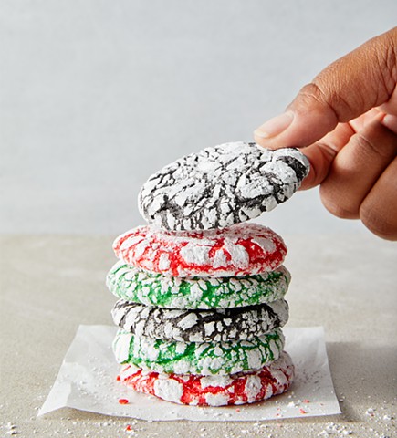 Kwanzaa Krinkle Cookies | delish