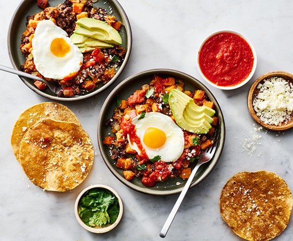Huevos Rancheros Bowls Breakfast Bowls | delish