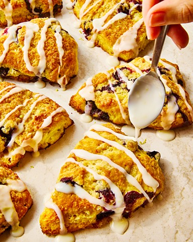 Blueberry Scones | delish