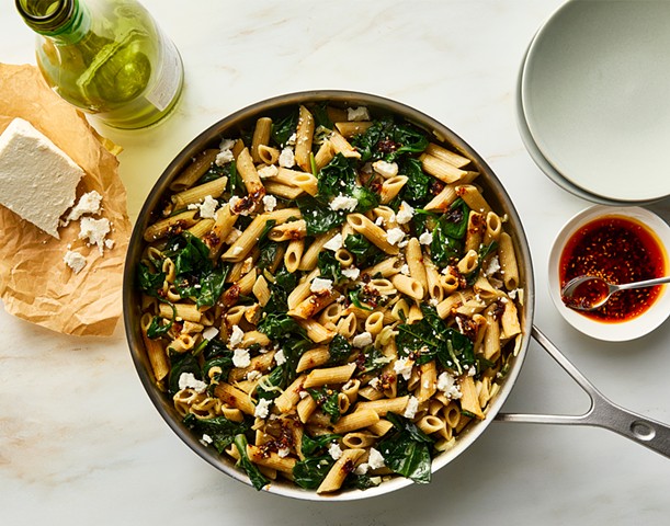 3 Green Whole Wheat Pasta | delish