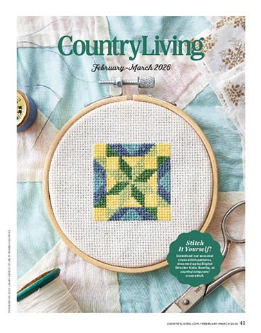 Country Living Cross Stitch Feb/March 2026