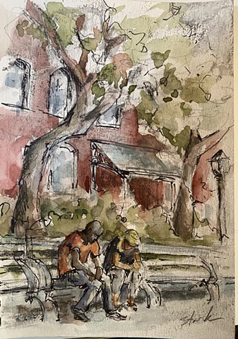 watercolor new york city