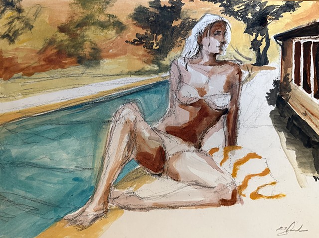 Malibu fire pool