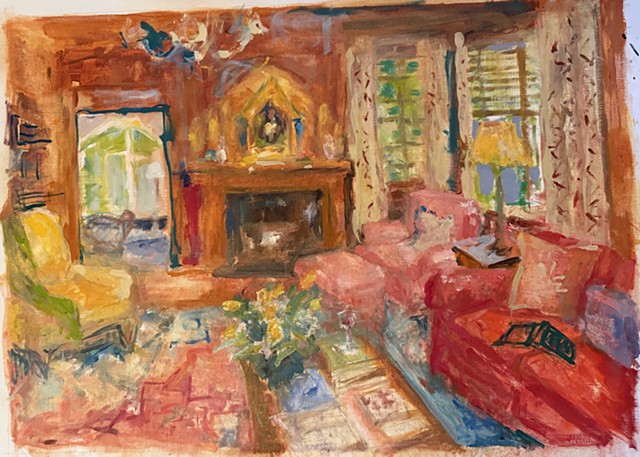 interiors oil painting 