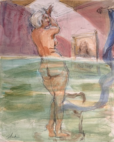 nude watercolor 