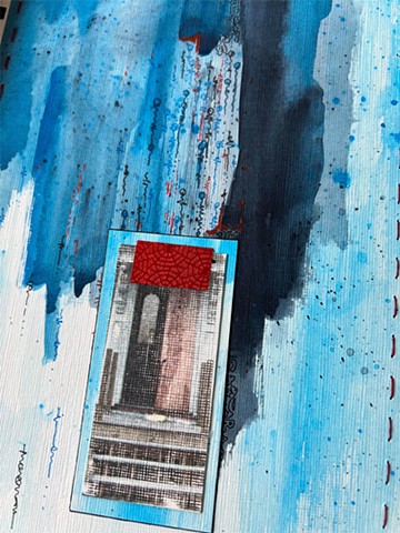 Spiderweb (detail) solvent transfer