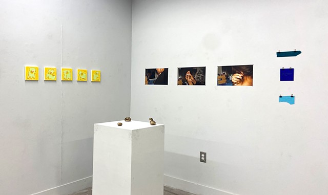 Author's Note (installation view)