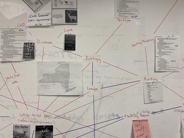 Mapping Connections in Studio (detail)