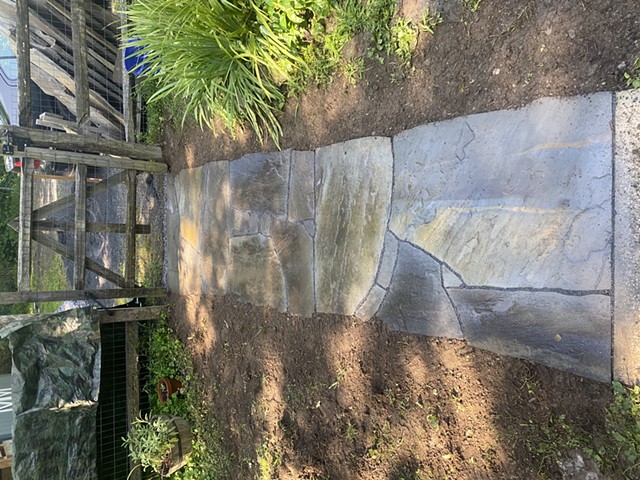 Bluestone Flagging Walkway