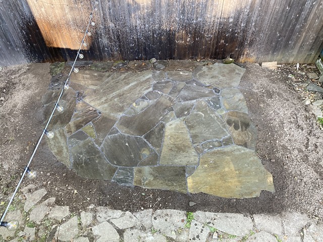 Bluestone Flagging Patio