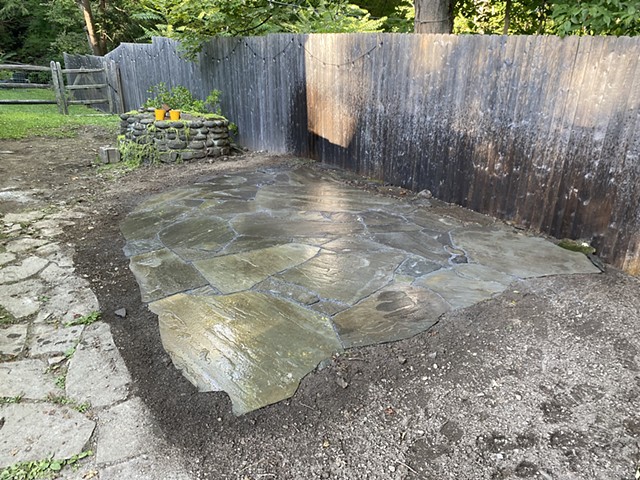 Bluestone Flagging Patio