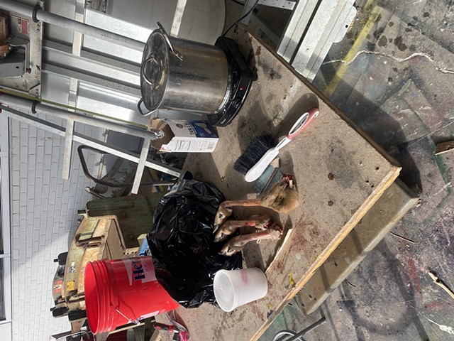 Removing hooves from legs