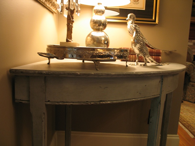 Painted and distressed table