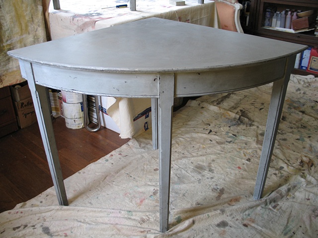 New table painted and distressed 