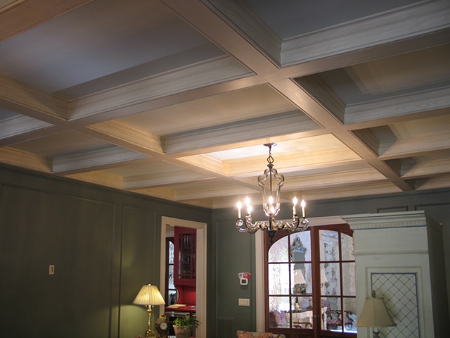 Faux Cypress ceiling
