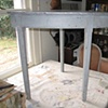 Custom made table painted and distressed