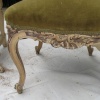 Antique chair before repair and reglazing