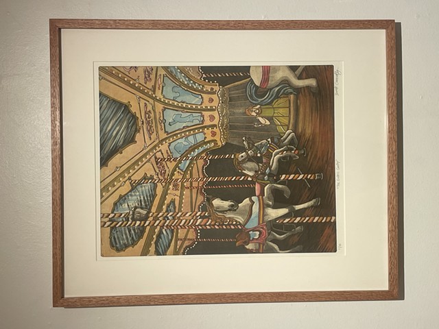Framed "Endless Gallop"