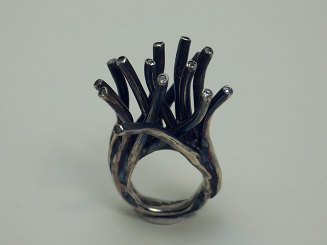 Cast Tendril Ring