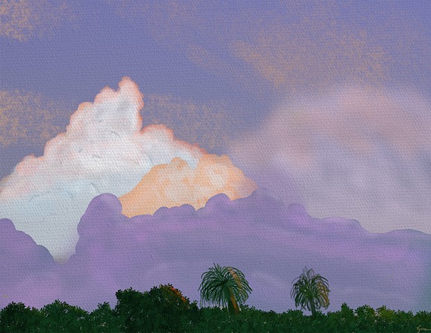 Florida Clouds at Sunset