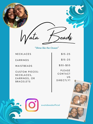 Wata Beads Menu