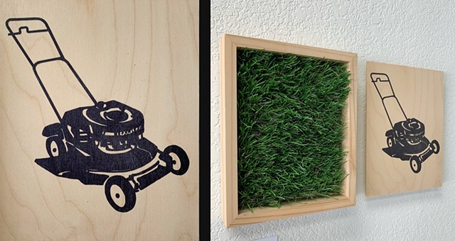 Lawn Boy Diptych
