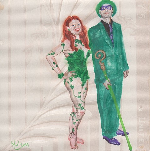 Poison Ivy and Riddler
