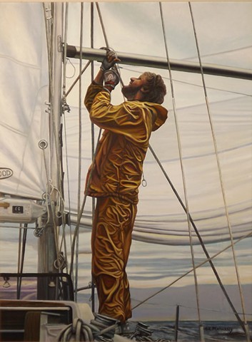 Adjusting the spinnaker