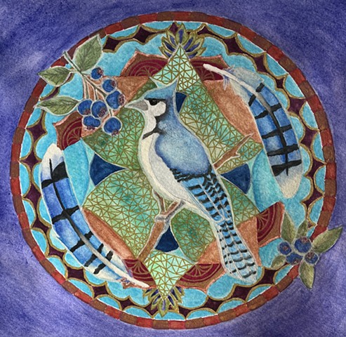 Bluejay, Blueberries, Beloved