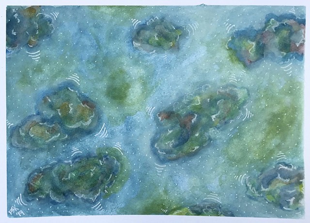 Aquatic Galaxy in Motion