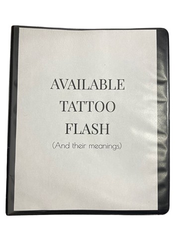 Available Tattoo Flash binder