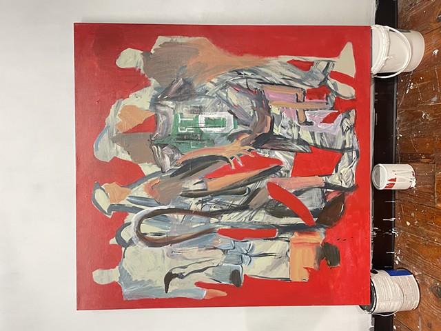 Goop of trendy high street walkers 