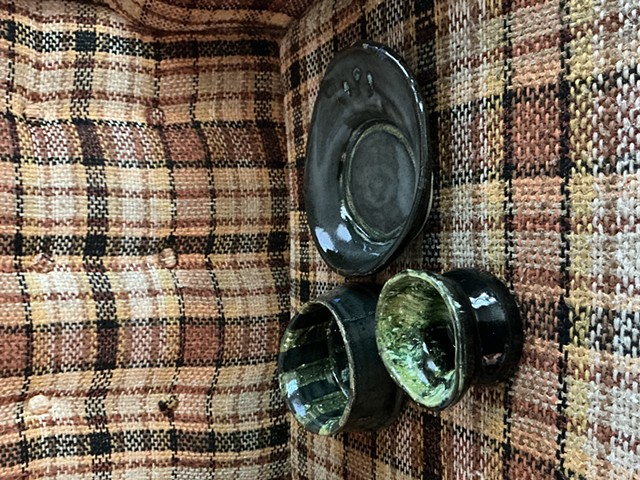 Wheel-thrown w/ Experimental Glazes 