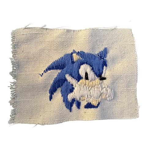 Sonic Embroidered