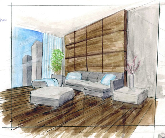 LIVING ROOM RENDER