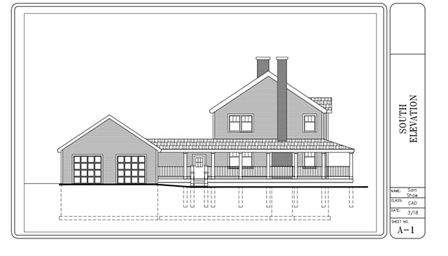 SOUTH ELEVATION
