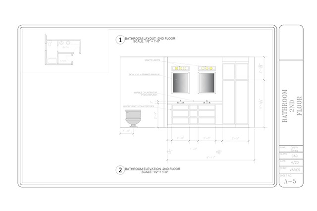 BATHROOM ELEVATION
