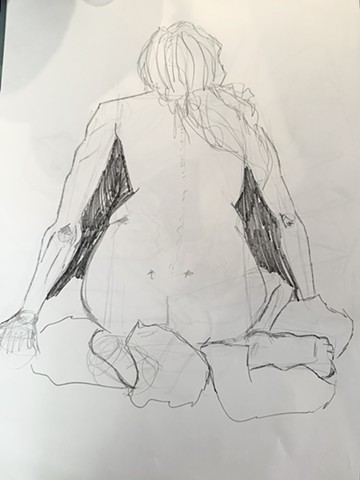 7 minute sketch life drawing