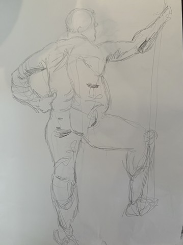 5 minute sketch life drawing