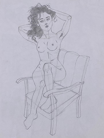 Sitting Lady