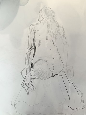 7 minute sketch life drawing