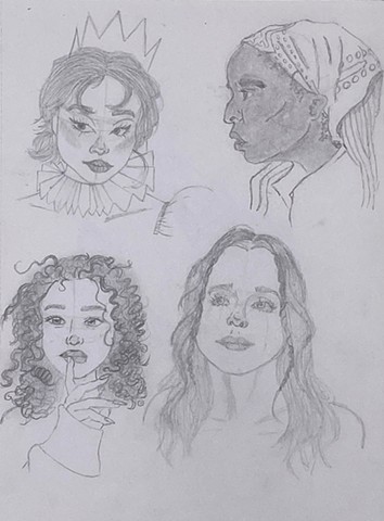 Study On Female Faces