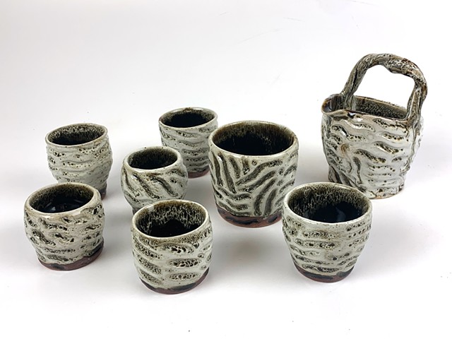 Cups and Pouring Vessel