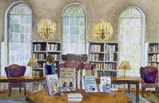 Reading Room, Library, Lenox, Massachusetts 