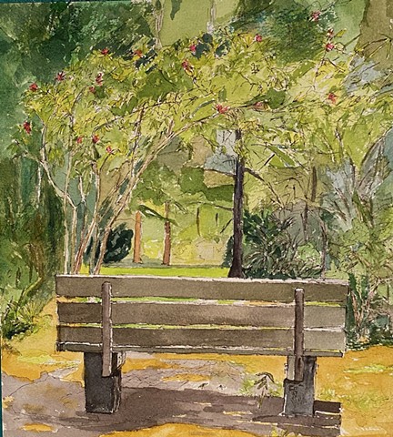 Bench, Chesnut Park, Palm Harbor, Florida