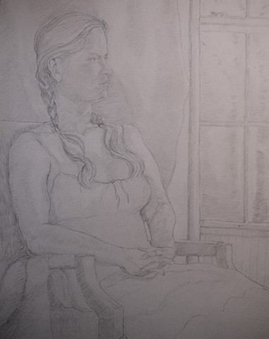 Woman with Braid