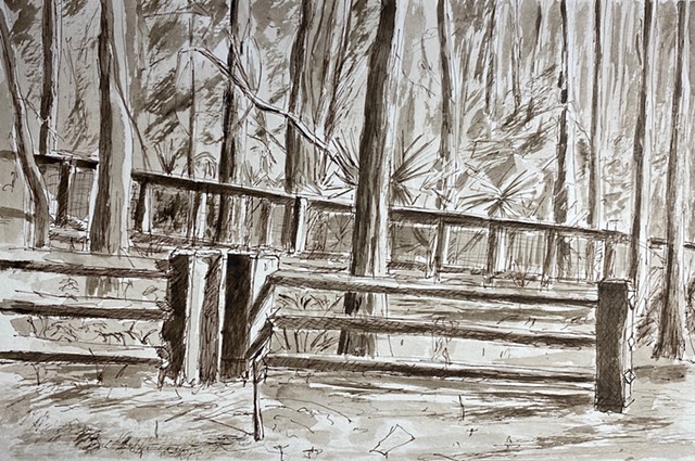 Walkway, Chesnut Park, Palm Harbor, Florida