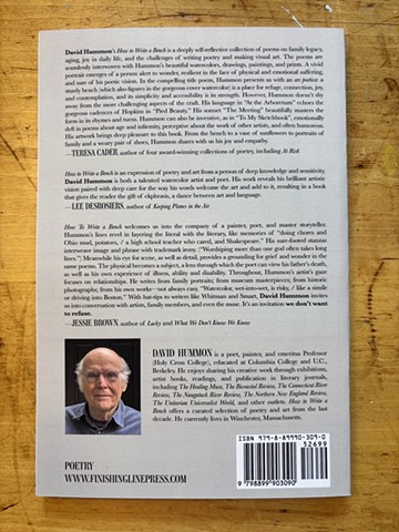 How to Write a Bench, Back Cover