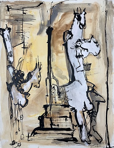 Don Quixote and Sancho Panzo